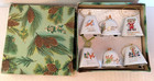 Vtg Porcelain Christmas Bell Ornaments Japan Set of 6 Mini Tree Decor 1.5" (N3) — photo 1
