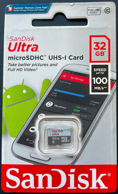 SANDISK Ultra  32GB MicroSDHC UHS-I - Speicherkarte - Neu