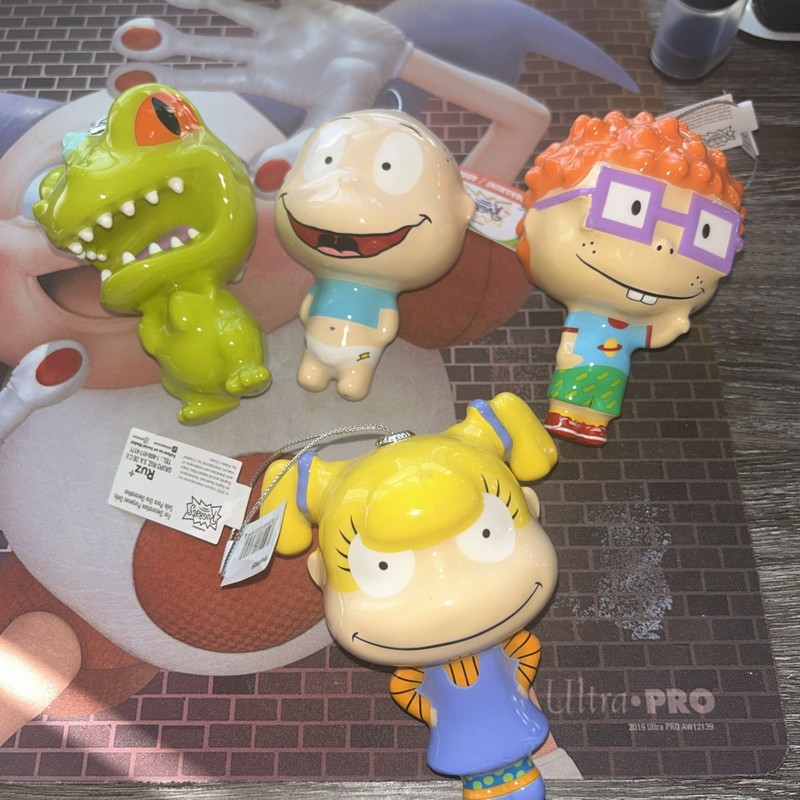 Rugrats Holiday Ornaments — Tommy, Chuckie, Angelica & Reptar (2025) · New w/Tag