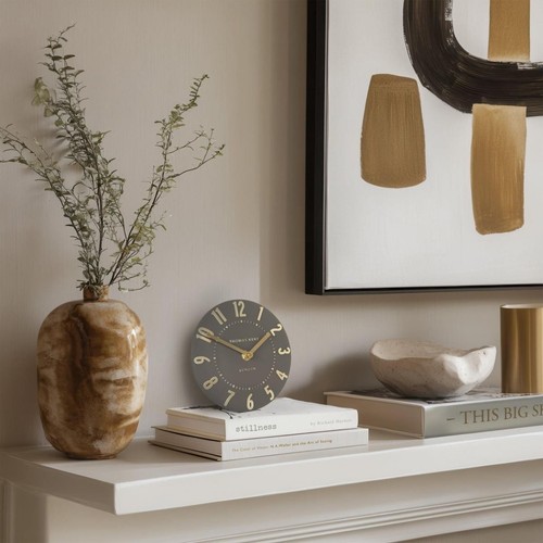 Thomas Kent - Mulberry Espresso Mantel Clock - Picture 2 of 3