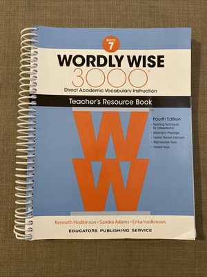 Wordly Wise 3000, Fourth Edition, Book 7 - Teacher's Resource Book