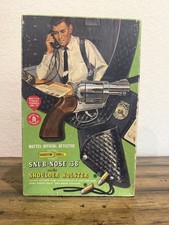 Mattel Shootin' Shell Snub-Nose Private Detective Cap Gun Set with Original Box