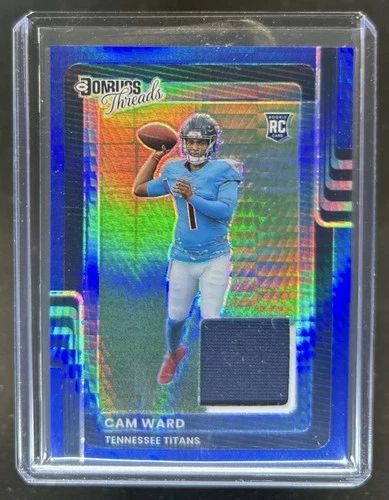 2025 Donruss Optic Cam Ward Blue Hyper (RAW)