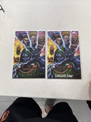 Fantastic Four #1 Mico Suayan SDCC 2025 Exclusive Virgin And Trade Signed w/ COA