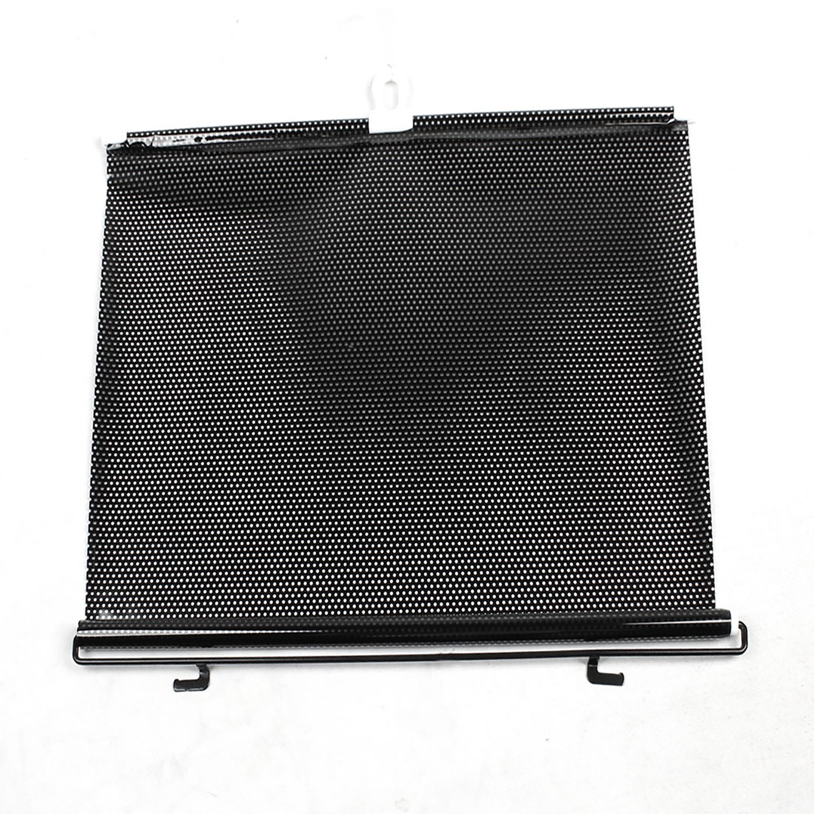 Pare-soleil enrouleur pour voiture rétractable noir de 125x45cm