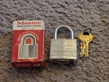 Vintage Master 81 USA SUPER SECURITY PADLOCK