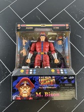 Ultra Street Fighter II M. Bison 6-Inch Scale Action Figure BY JADA TOYS, NEW
