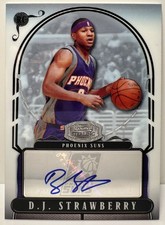 2007-08 Topps Bowman Sterling DJ Strawberry AUTO #DJS2 ROOKIE Phoenix Suns
