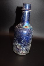 John Ryan Porter & Ale Philda Philadelphia XX 1859 Cobalt Blue PA Soda Bottle