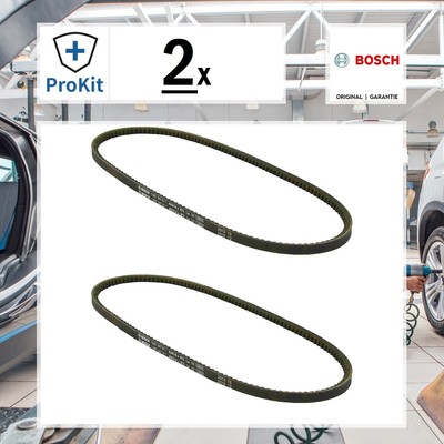 2x ORIGINAL  Bosch Keilriemen für Ford Sierra Capri III Sierra Schrägheck