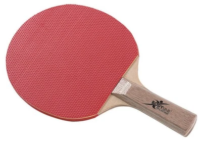 Raquette de ping-pong Planet en bois et caoutchouc antidérapant - Photo 1/4