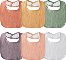 Muslin Baby Bibs Cotton Baby Drool Bandana Bibs for Baby Girls Boys Infant Newbo