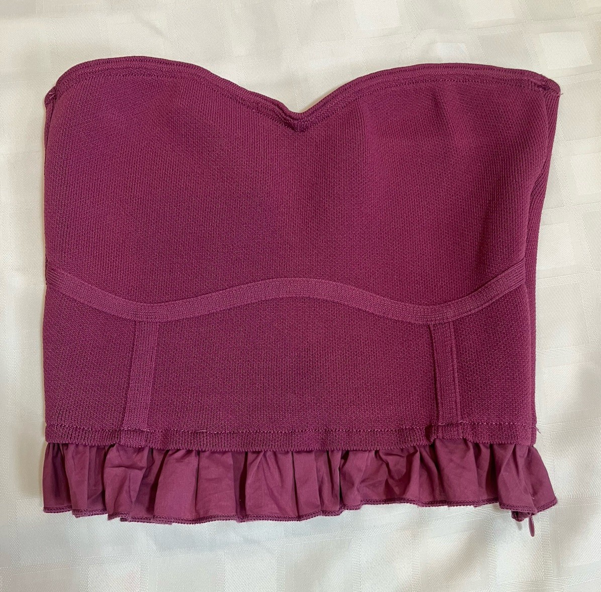 Altar’d state corset cropped tube top stretch size XS