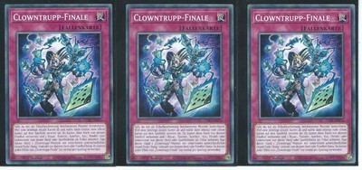 YU GI OH 3x CLOWNTRUPP FINALE CORI-DE076 COMMON