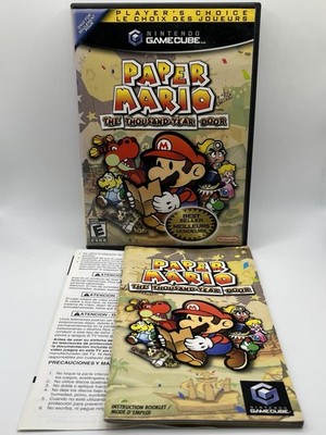 Paper Mario:The Thousand Year Door (Nintendo, 2004) Case - Manual Only - No Disc