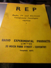 RADIO EXPERIMENTAL PRODUCTS CATALOGUE 1958/59