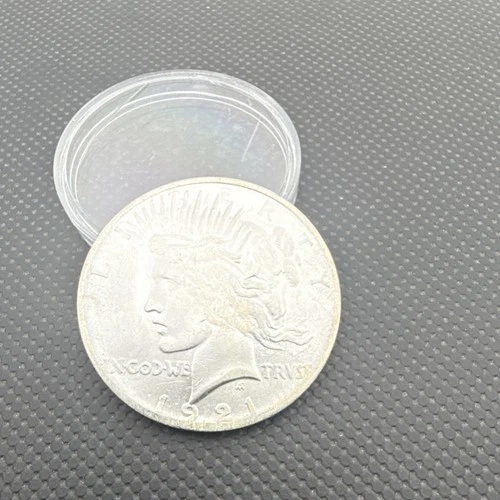 1921 Peace Dollar $1 Silver Coin Circulated Business Strike Uncertified