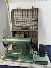 Vintage Viking Husqvarna Cl-8 Sewing Machine Green Sweden  For Parts