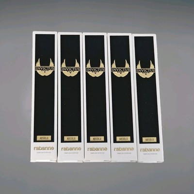 Paco Rabanne Invictus Absolu 5× 10 ml Parfum intense Spray ( 50 ml )