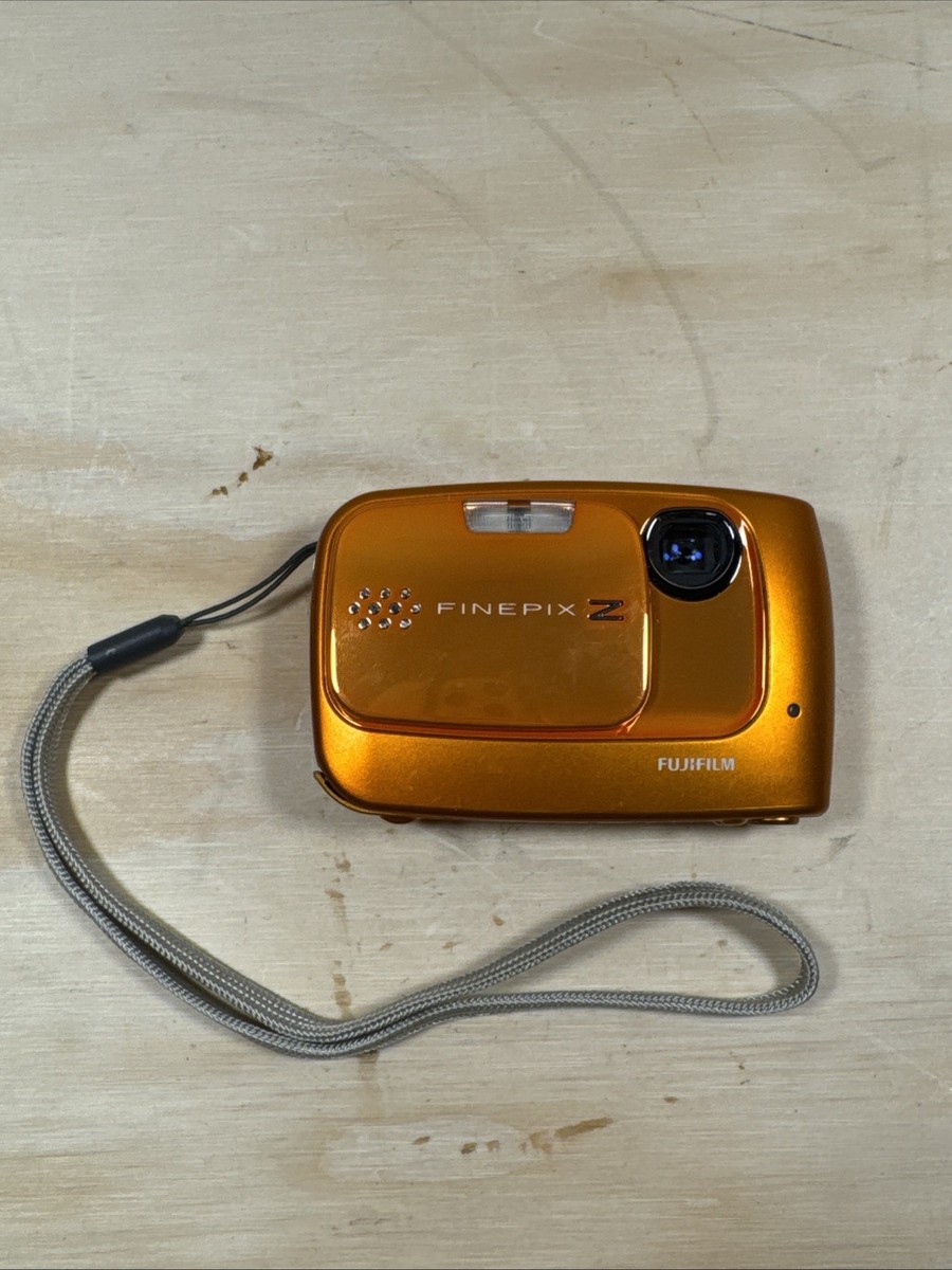 FUJIFILM FinePix Z30 Orange Digital Camera With Battery- No