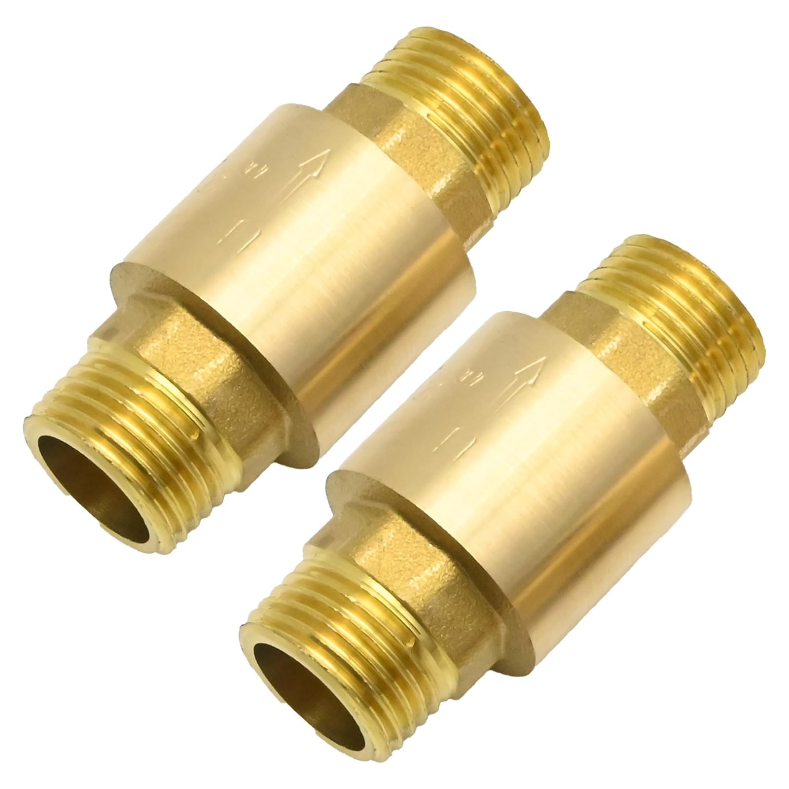 2-Pack Brass 1/2