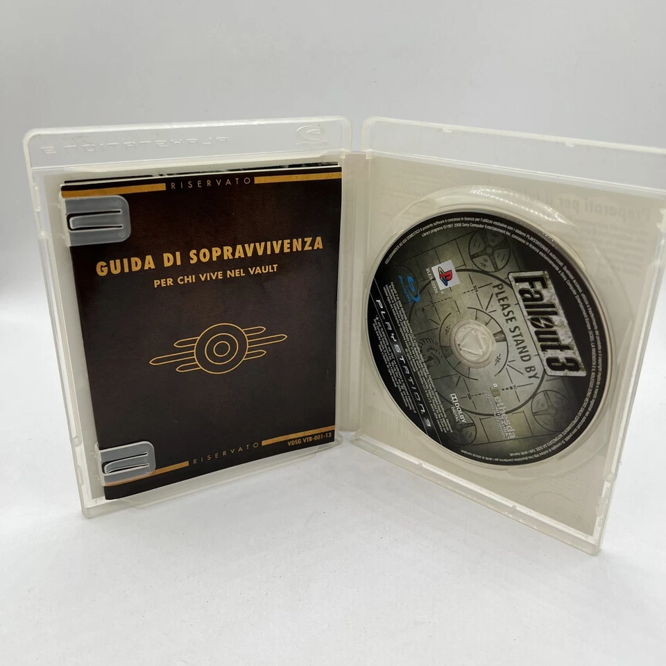 Fallout 3 PS3 sony PLAYSTATION 3 Pal Eng Spiel Verwendet Italienisch Full Mit - Bild 3 von 4