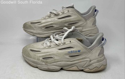 Adidas Mens Ozweego Celox GX3330 Beige Lace-Up Low Top Sneakers Shoes Size 10