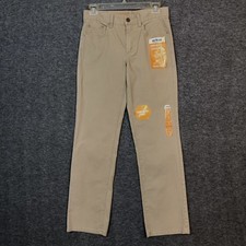 URBAN PIPELINE Max Boy 14 Tan/Khaki Pants Adjustable Waist School Jeans New