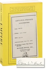 Gore Vidal EMPIRE Uncorrected Proof signed by the author 1st Edition #155676