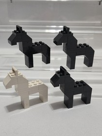 LEGO 375 - 2 Castle Nearly Complete - Missing 7 Parts & Some Stickers - 1978