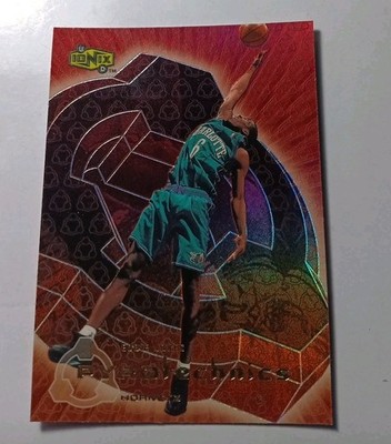  RARE CASE-HIT  Eddie Jones 1999-00 UD Ionix Pyrotechnics Insert #ed/P6   