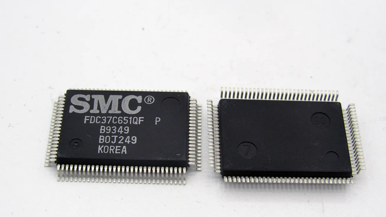 FDC37C651QFP SMC CORP IC Super I/o Floppy Disc Ctrlr 100-PIN QFP (8/PK)