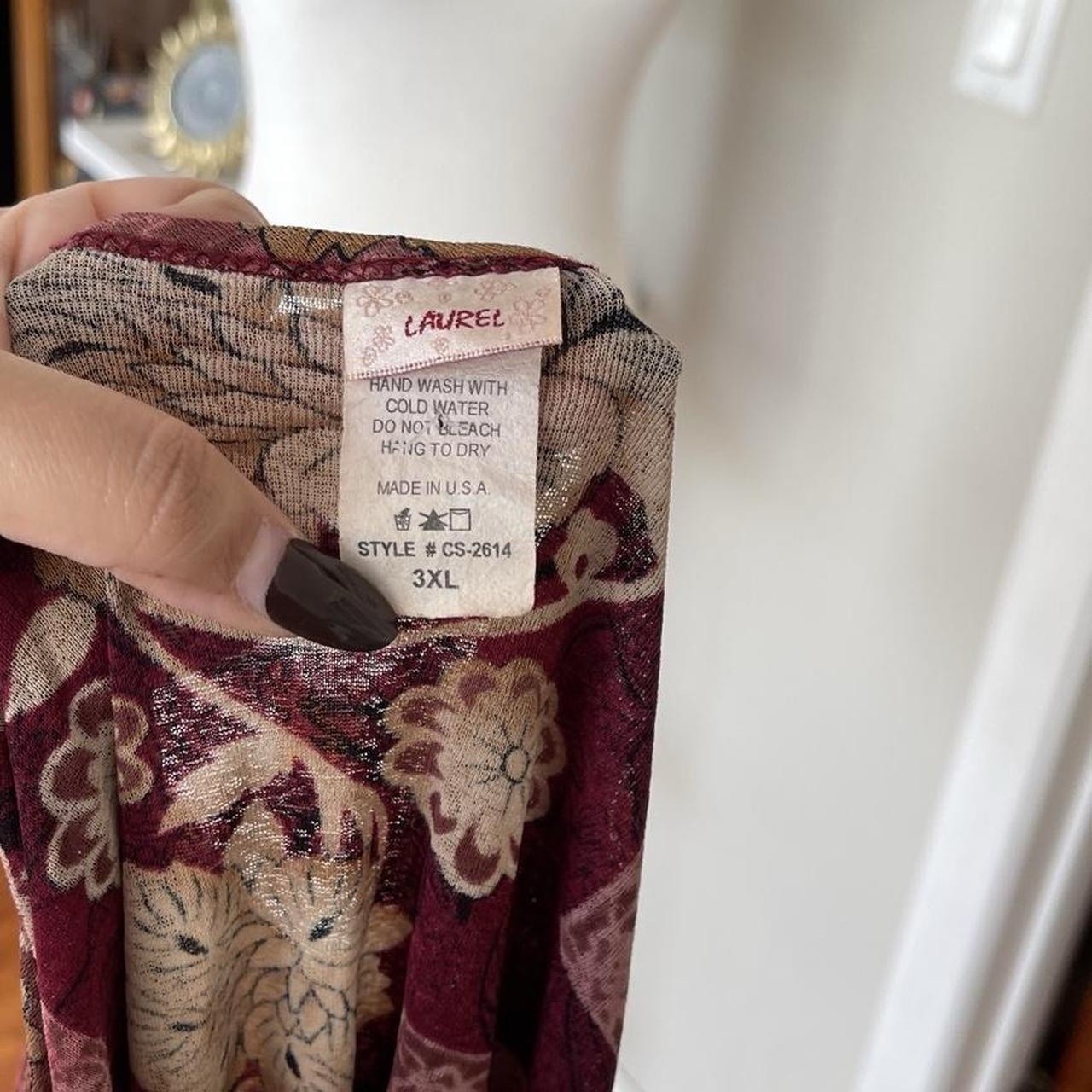 Vintage Y2K Floral Mesh Blouse Size 3XL