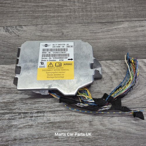 MINI ONE COOPER S R55 R56 2007 - 2012 AIRBAG ECU STEUERGERÄT MODUL 3451779