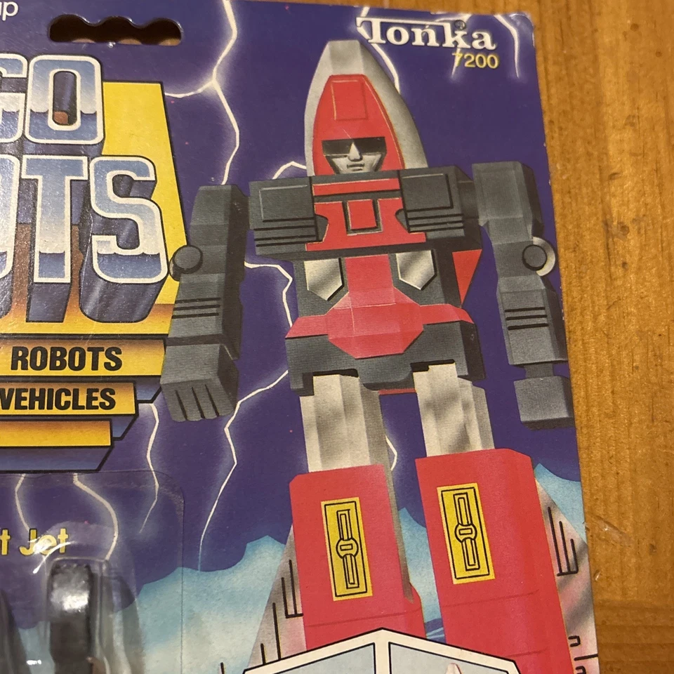 VINTAGE 1980S TONKA GOBOTS FITOR ENEMY ROBOT #03 MINT ON CARD - Image 4 of 4