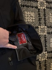 Men's Medium M12 12-Volt Lithium-Ion Cordless Tough Shell Black Heated Jacket