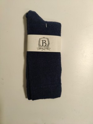 b studio -women's socks - blue- Cashmere Blend - Made in USA **M9**
