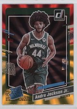 2023-24 Panini Donruss Rated Rookie Holo Red & Gold Laser Andre Jackson Jr 1c9a