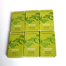 Crabtree Evelyn Avocado Olive Basil Moisturizing Face Bar 1.2 Oz Set of 6