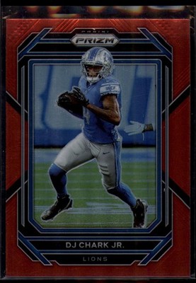 2022 Panini Prizm #99 DJ Chark Jr. Retail Red SSP Detroit Lions