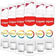 Colgate Total Original Toothpaste Pump 6 x 100 ml - Stronger 24-Hour Bacterial 56.88 per litre