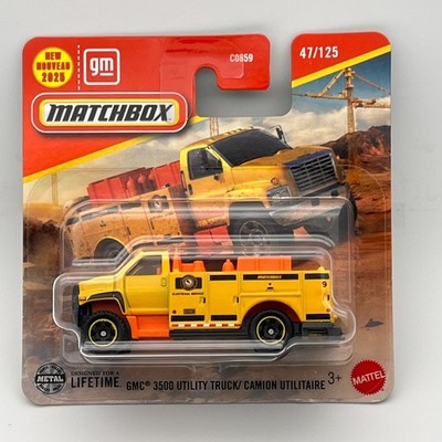 Matchbox GMC 3500 Ultility Truck gelb 1:64 Diecast 2025 Short Card