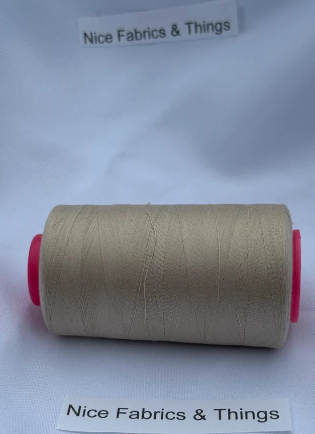 50 Spools -Beige AX669 Multi Purpose Sewing Thread - Image 2 of 3