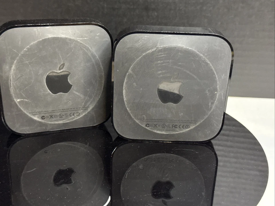 Apple TV 2nd Generation A1378 A1469 Streaming Media Player Lot Of 2 With Cords - Image 4 of 4