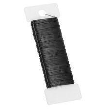 38Yard Floral Wire Flexible Paddle Wire 26 Gauge Florist Wire Black