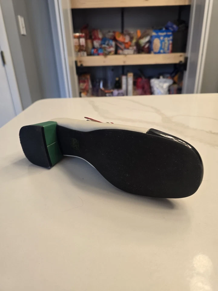 Jeffery Campbell Jitterbug Maryjanes Rojo Y Verde Talla 9 Foto 2 de 4