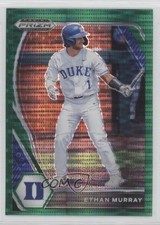 2021 Panini Prizm Draft Picks Green Pulsar Prizm Ethan Murray #PDP147 k2y