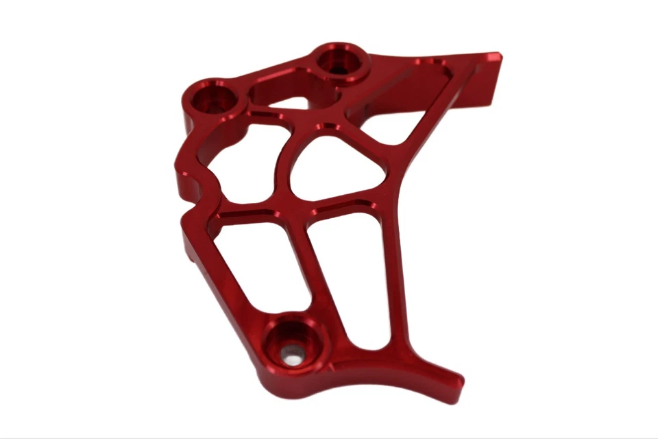 Protector de cadena cubierta de piñón de palanquilla PPS RACING para Kawasaki KLX110 KLX110L rojo Foto 2 de 4