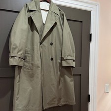 Classic Max Mara Weekend Olive Trench Coat Si...