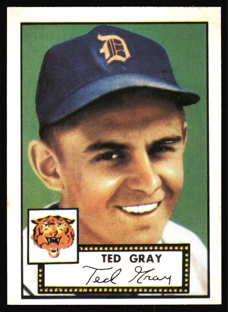 1983 Topps 1952 Reprint Series Ted Gray #86 Detroit Tigers